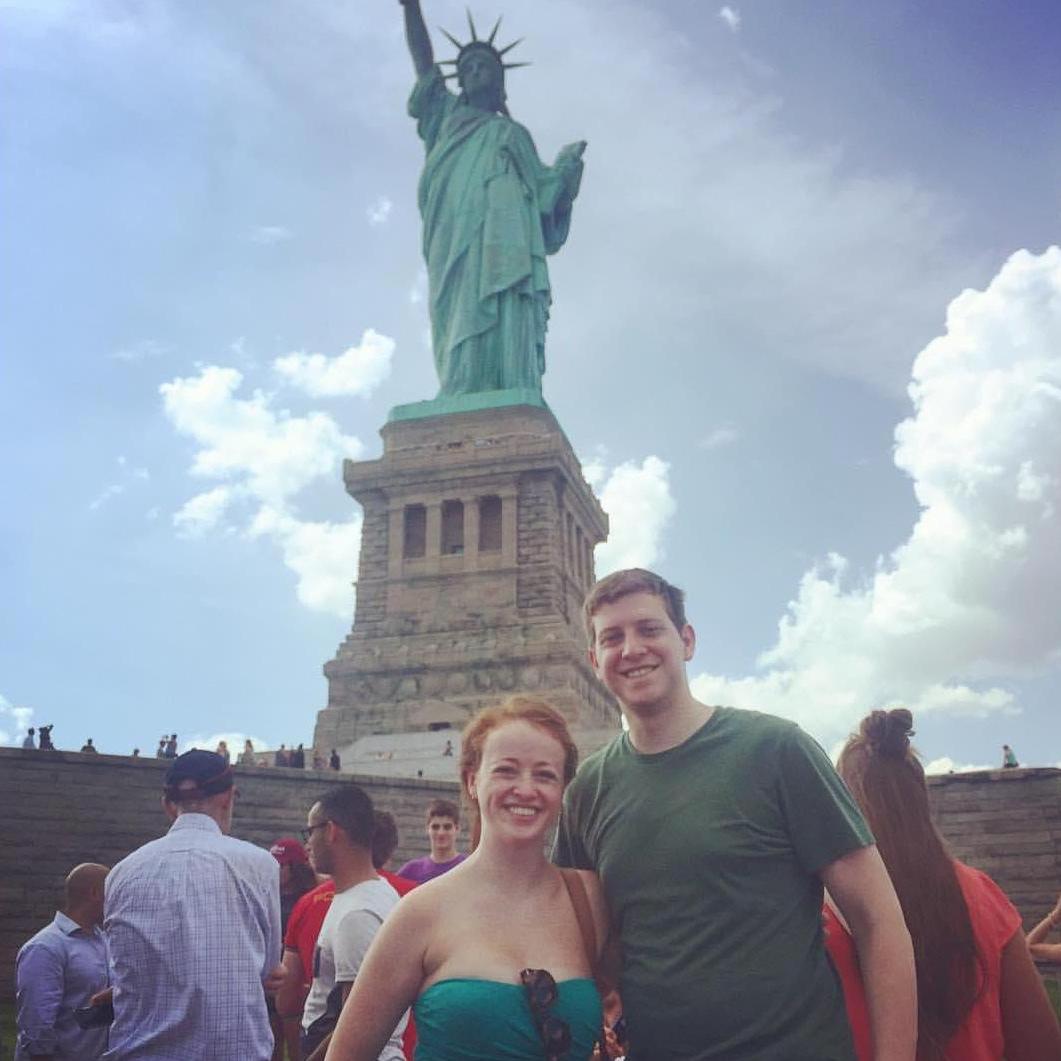 July 2016 - Dan confessed to Meg he was always thwarted in his attempts to visit the Statue of Liberty while visiting NY so we made it our mission during a weekend Meg's family was out of town.
