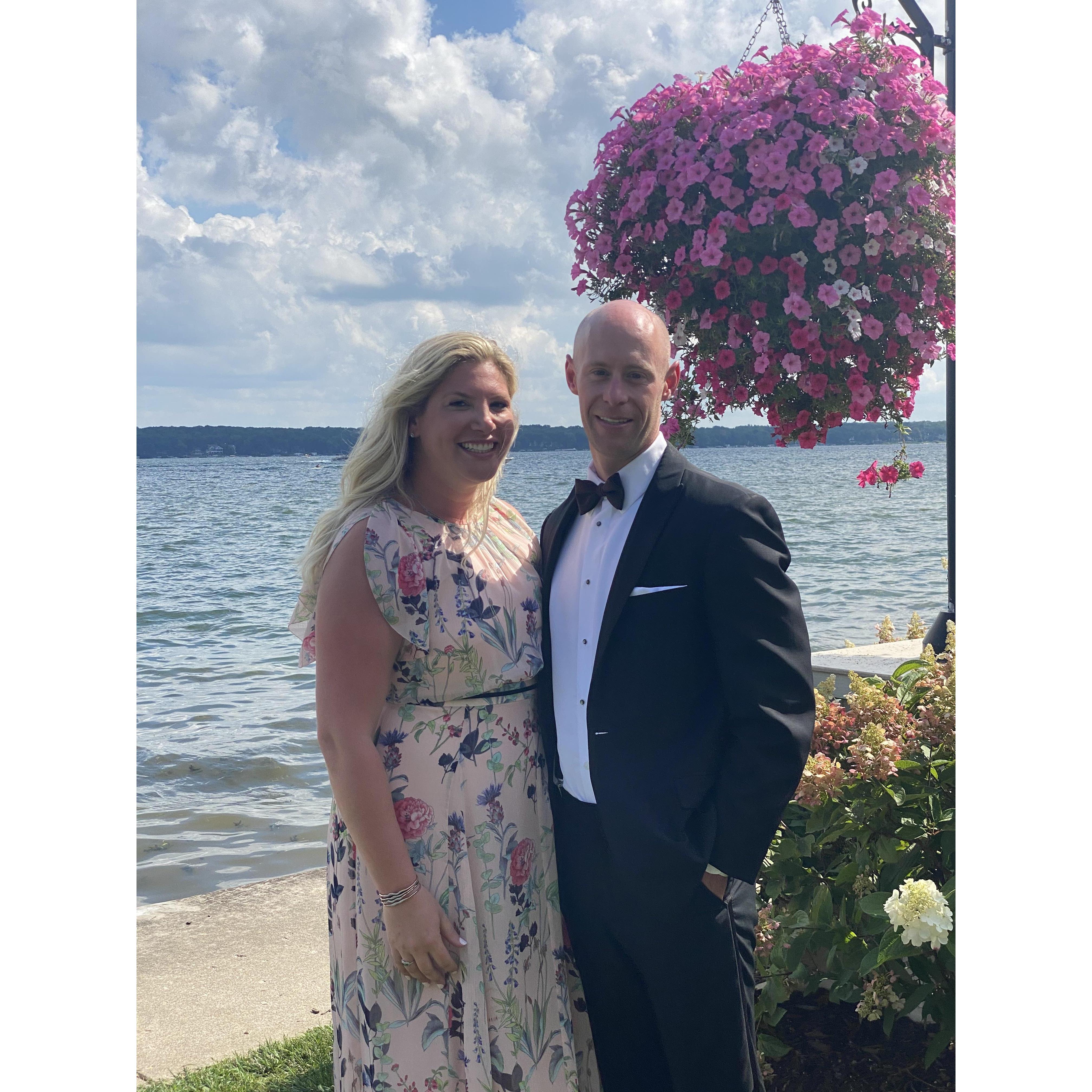 Jim and Meghan Marek's wedding at Lake Delavan.