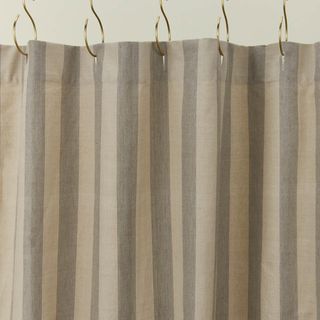 Essential Striped Shower Curtain