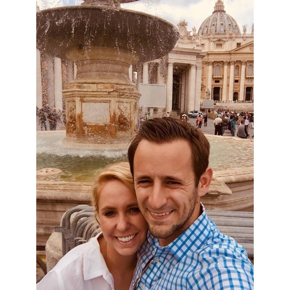 Day after we got engaged at the Vatican