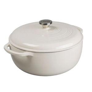 Lodge 7.5 Qt Enamel Cast Iron Dutch Oven - Oyster