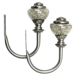 Bali Mercury Glass Curtain Holdback - Silver