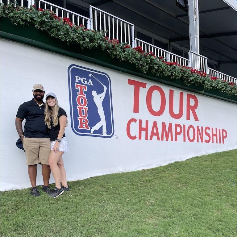 PGA Tour Championship which had Mason fan girling the entire time lol
