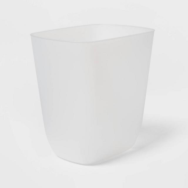 3gal Open Vanity Waste Basket Frosted - Brightroom™