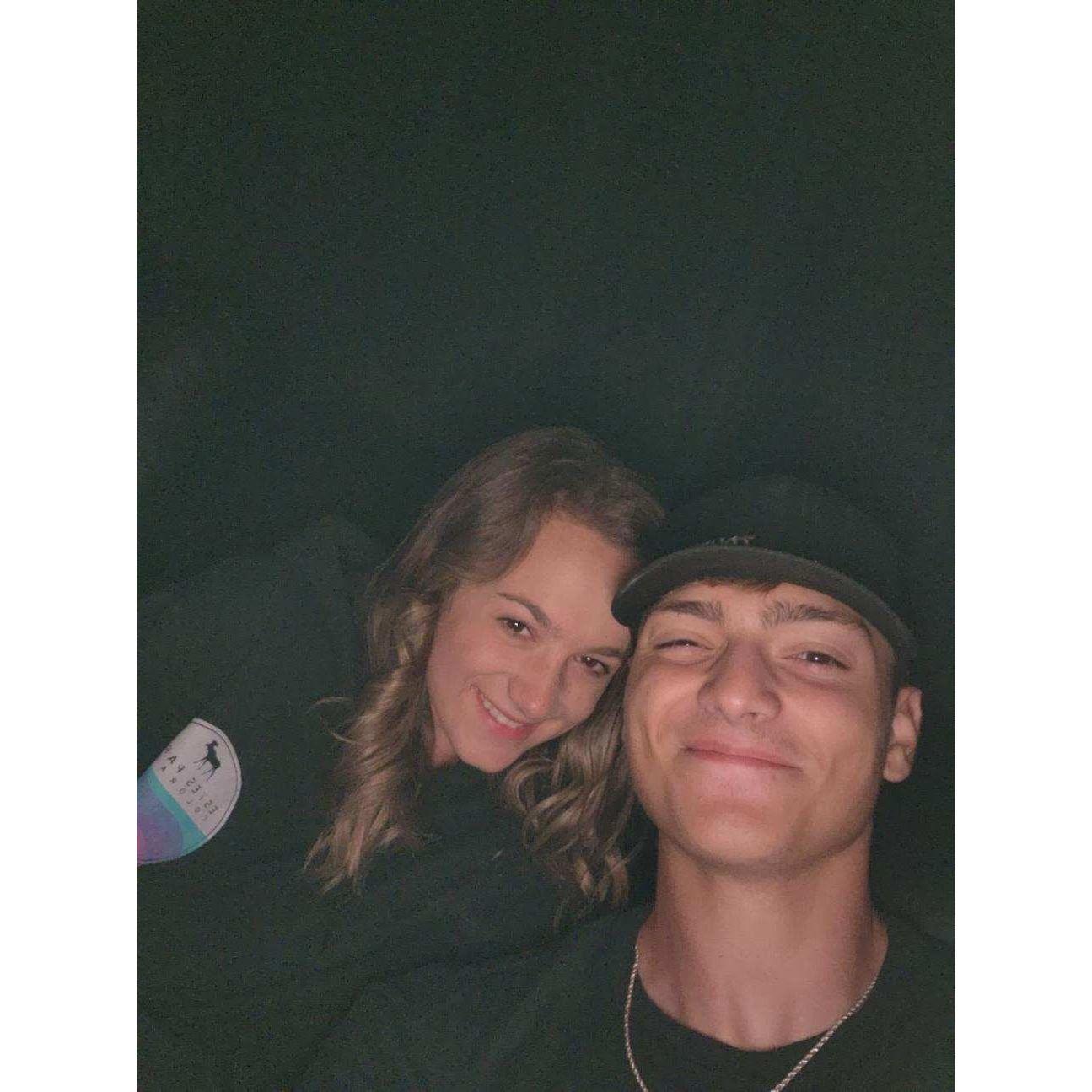 Our first movie date