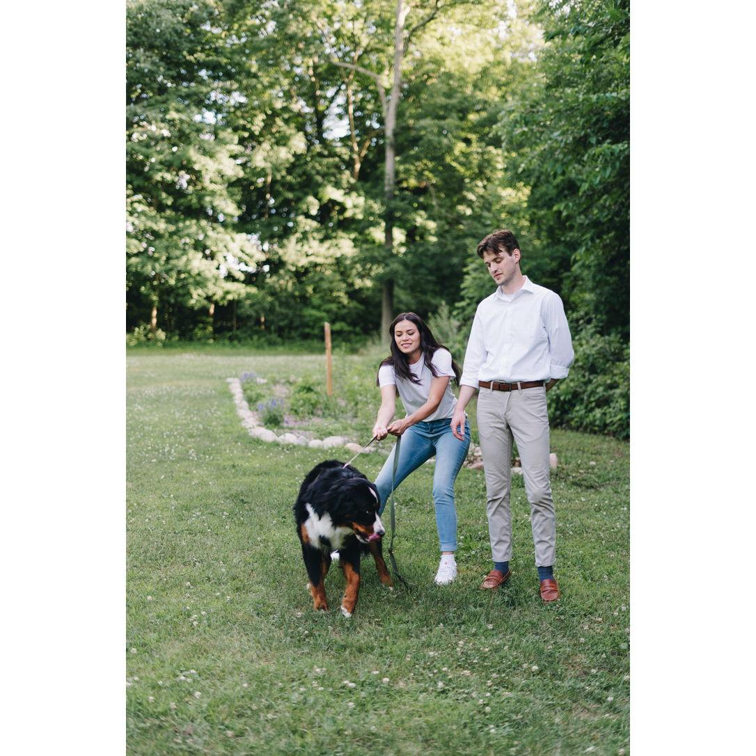 Goose misbehaving during our engagement shoot.
