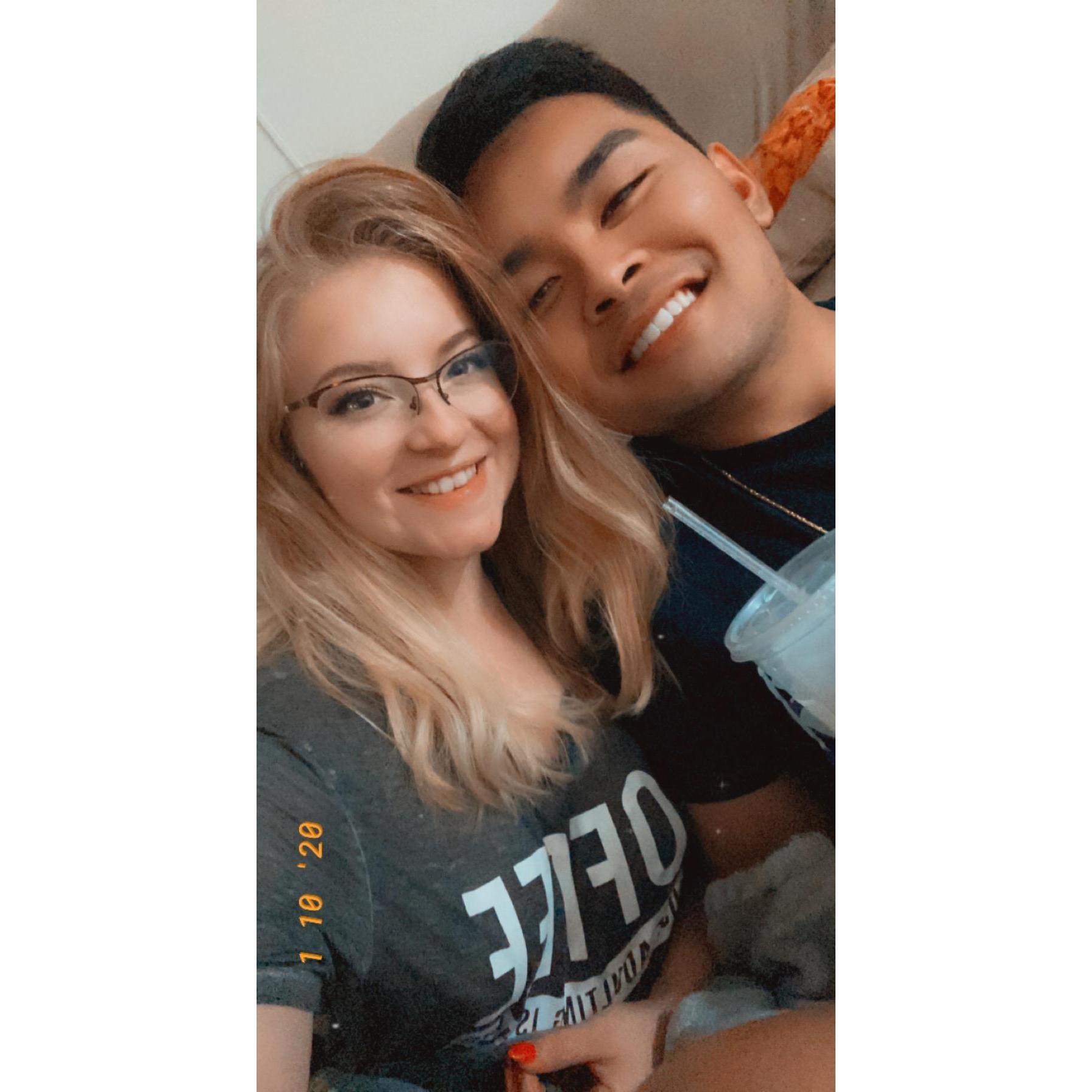 Pandemic dating… food and movies!