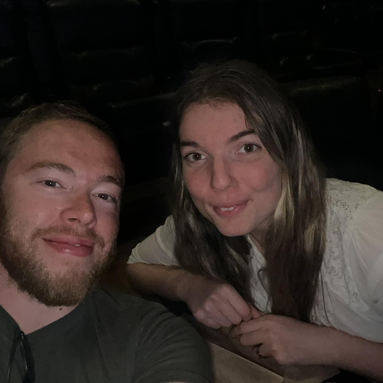 First movie theater date we saw Mission Impossible - Dead Reckoning Part One. We did this as a double date with friends.