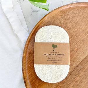 Loofah Dish Sponge: Single Layer 3-Pack