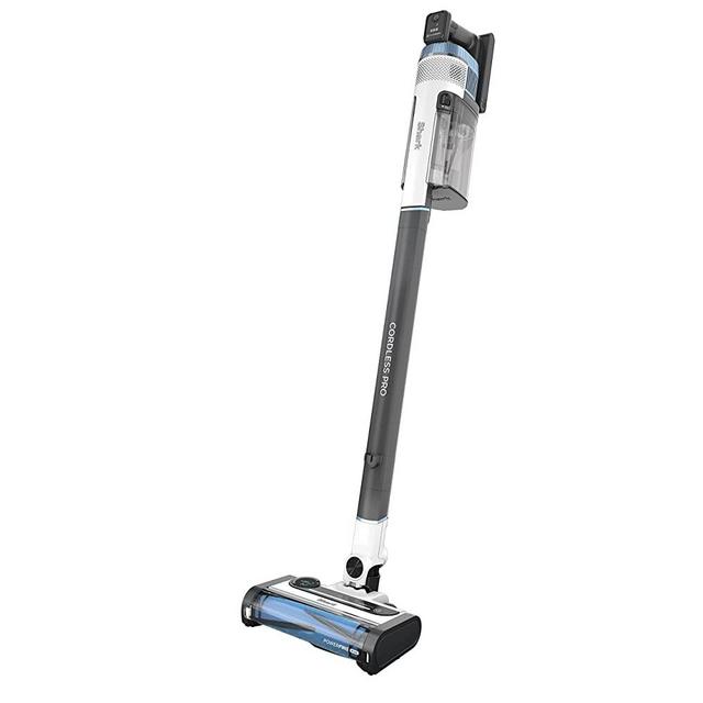 Shark IZ562H Pro Cordless Vacuum with Clean Sense IQ and Odor Neutralizer, PowerFins Plus Brushroll, Includes Duster Crevice Tool & Pet Multi Tool, Up to 40 Minute Runtime, Light Blue