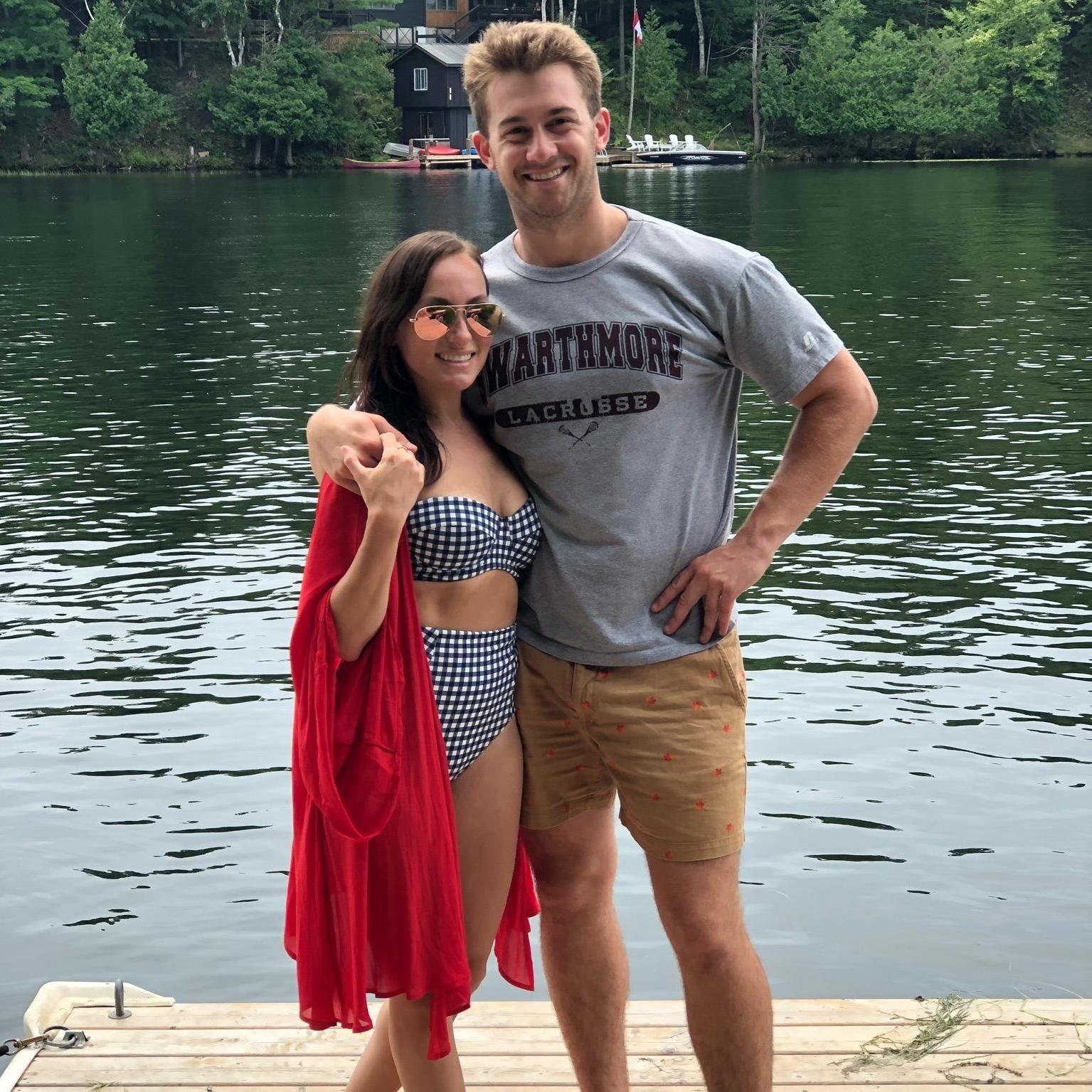Hanging at the lake! Matt's Happy Place.