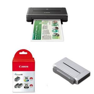 CANON PIXMA iP110 Wireless Mobile Printer With Ink and Battery Bundle