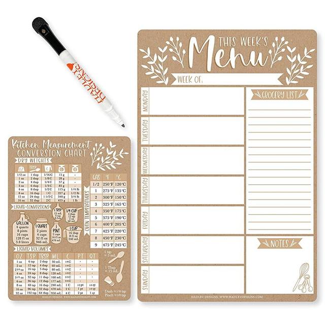 Grocery List Notepad Memo Board Boho Kitchen Decor To Do List Memo Pad Kitchen Organizer Fridge Magnet Couples Housewarming Gift