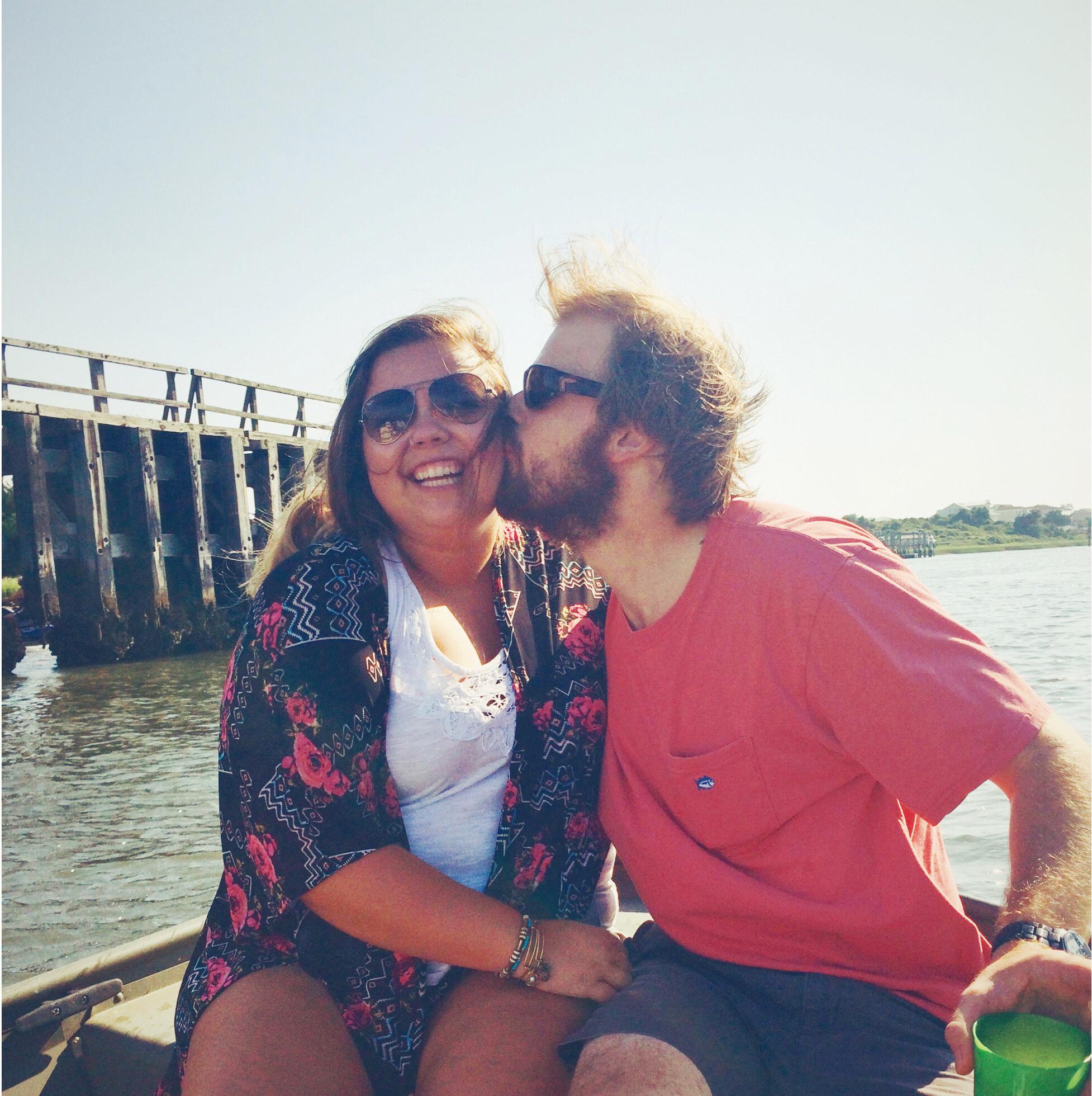 Boat ride in Holden Beach in 2014.