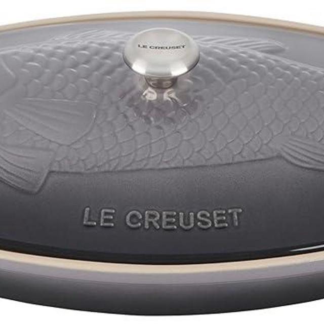 Le Creuset Heritage Stoneware Oval Fish Baker, 1.7qt., Oyster