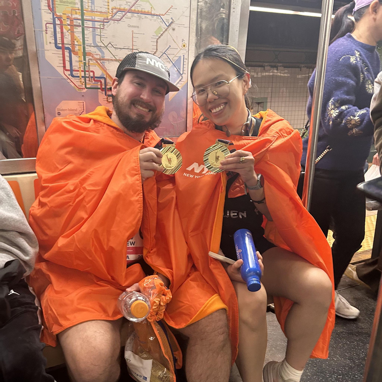 We ran the 2025 NYC Marathon together!