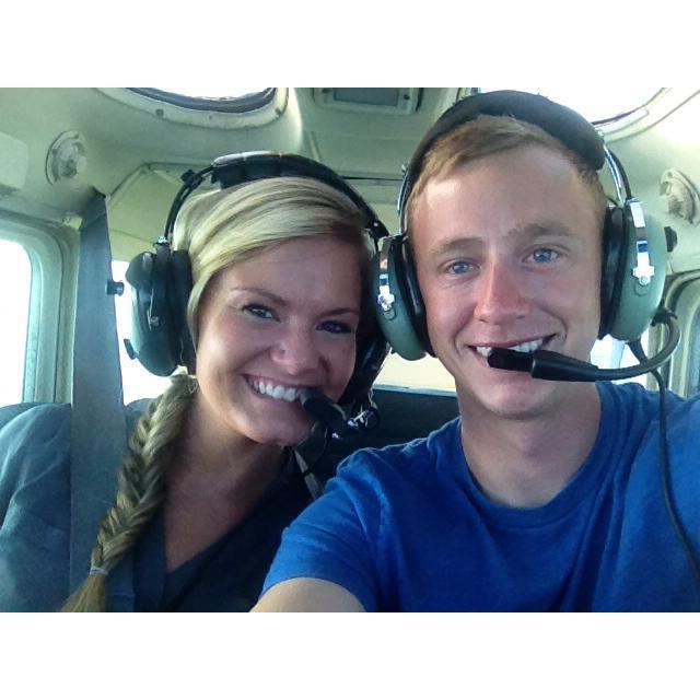 The first time we went flying together-June 2014