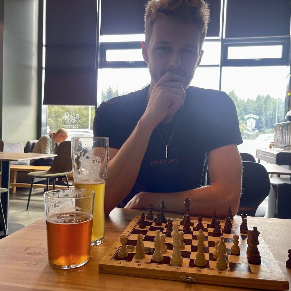 Kyle beats Ya'el at chess every time