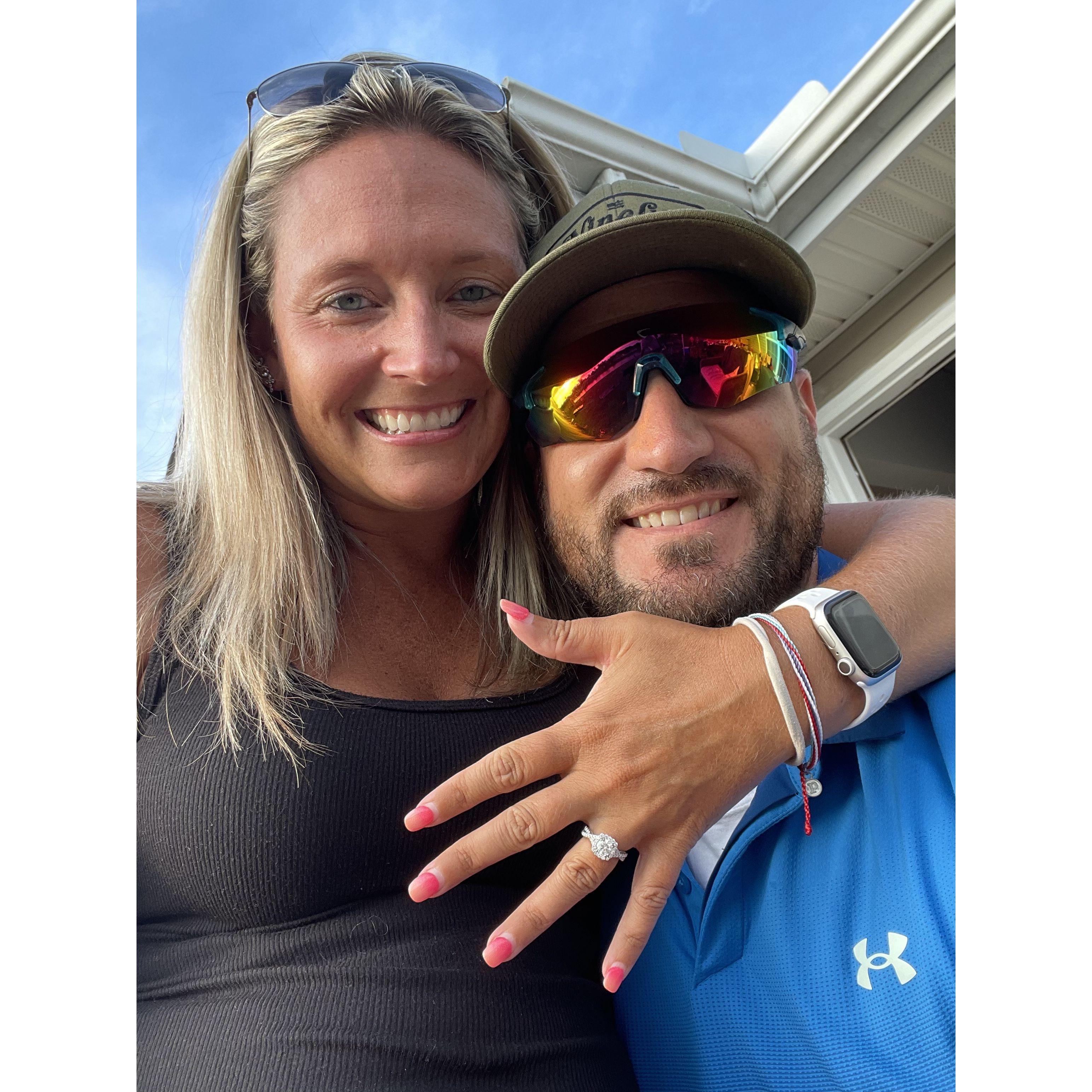 July 8, 2023 - We got engaged!