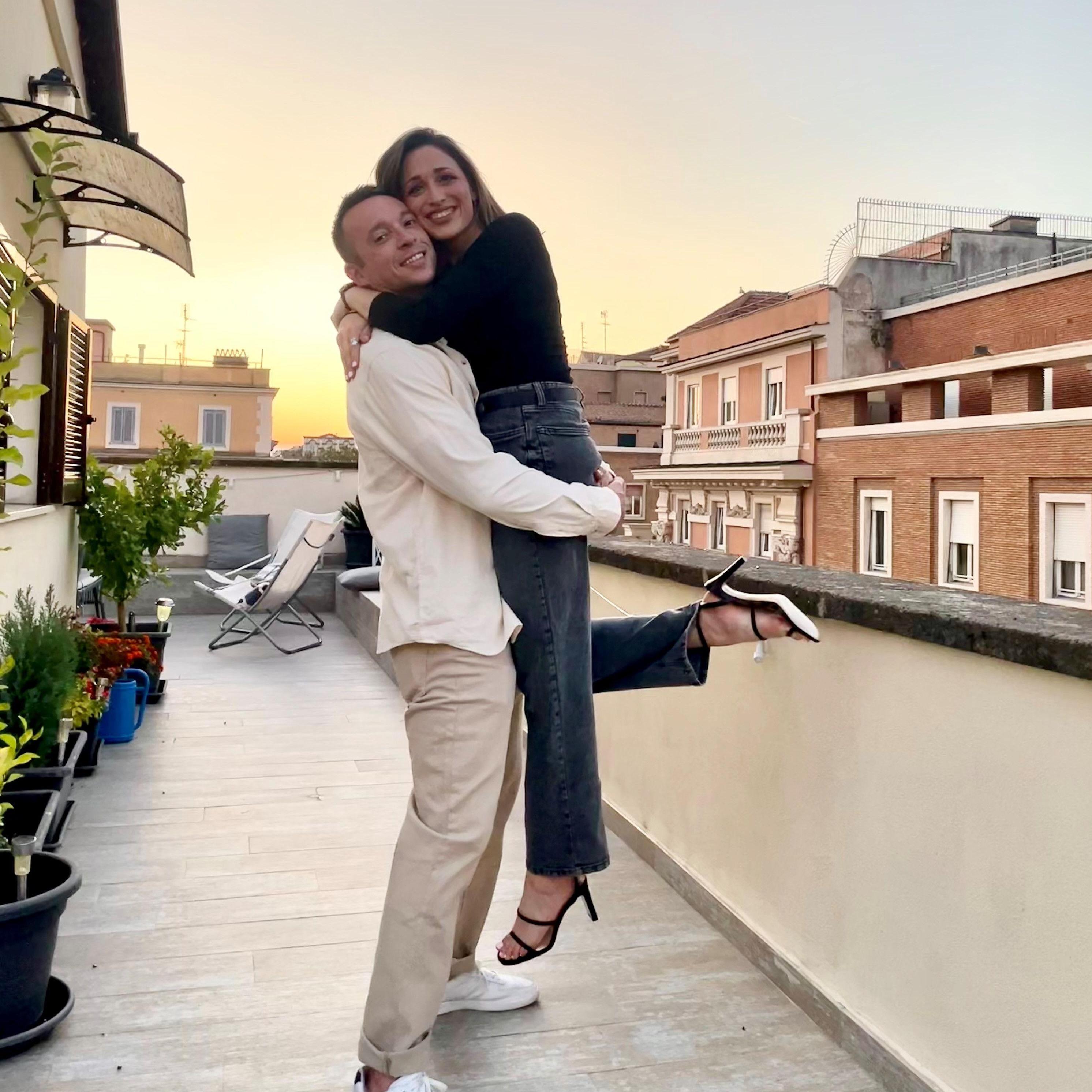 Our first time traveling abroad together in Italy