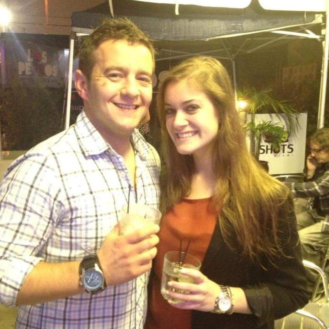 Supporting fellow colleagues at Shots! Miami in February 2013