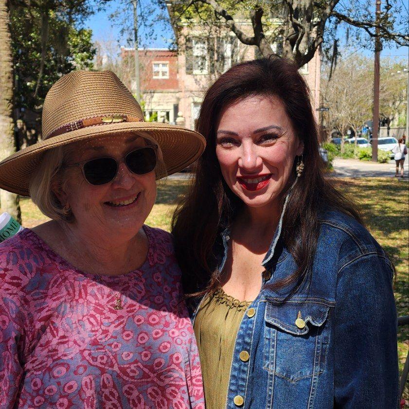 Elizabeth Robin & Camille just after Camilles move to Savannah