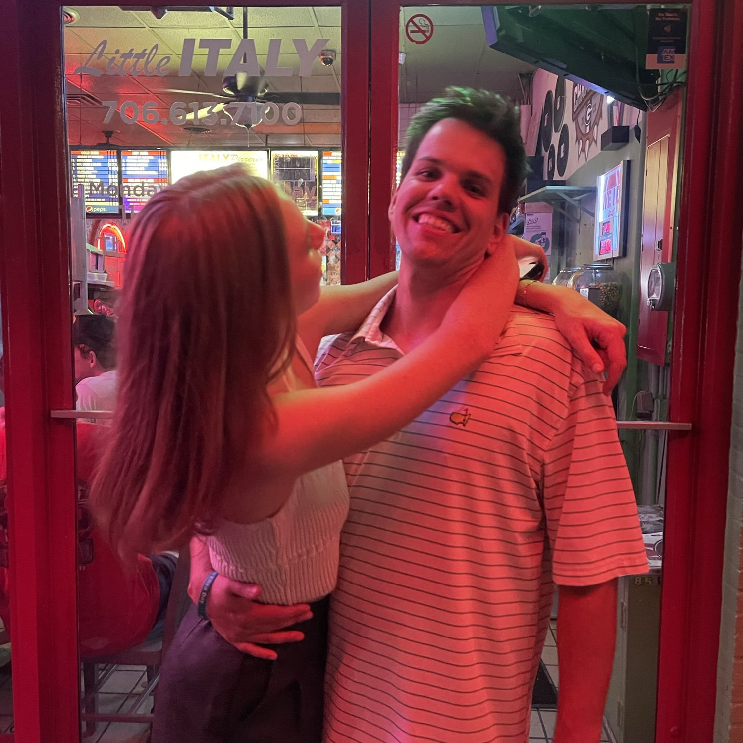 Joe & Tay started dating on this day - butterflies at Little Italy 🤪
