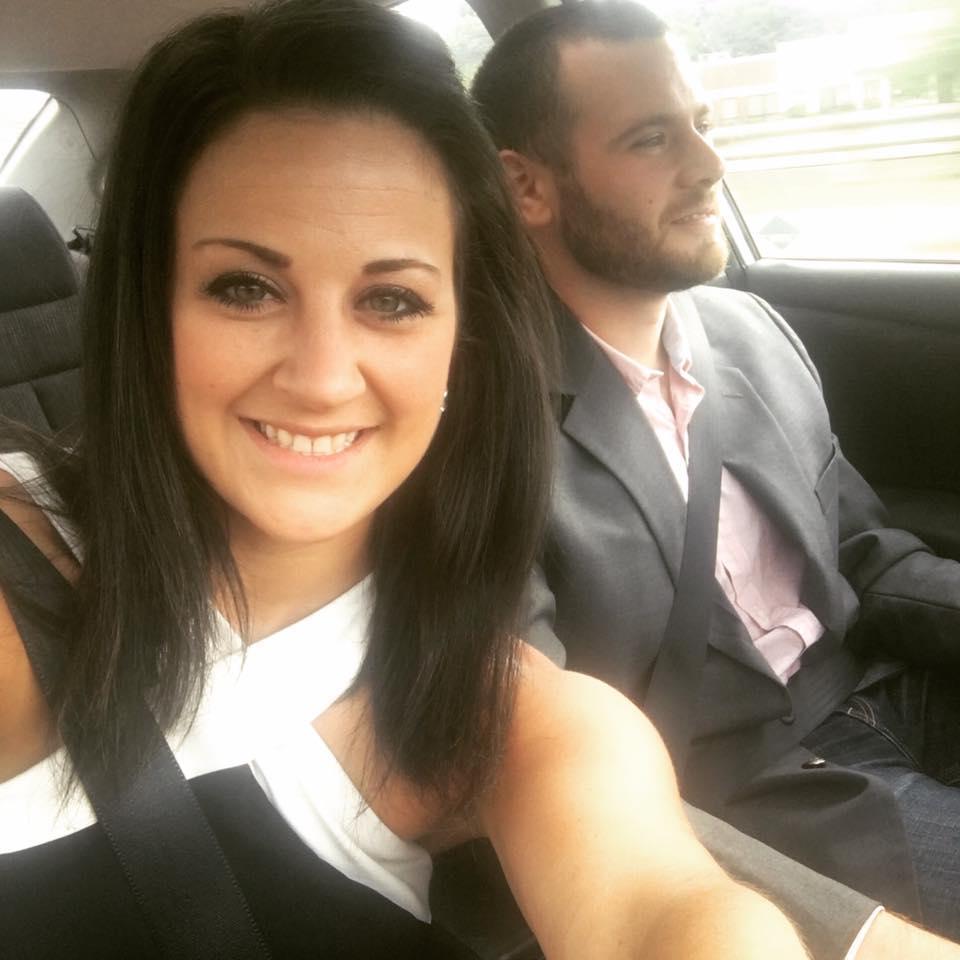 On our ride to the engagement...I had no idea!