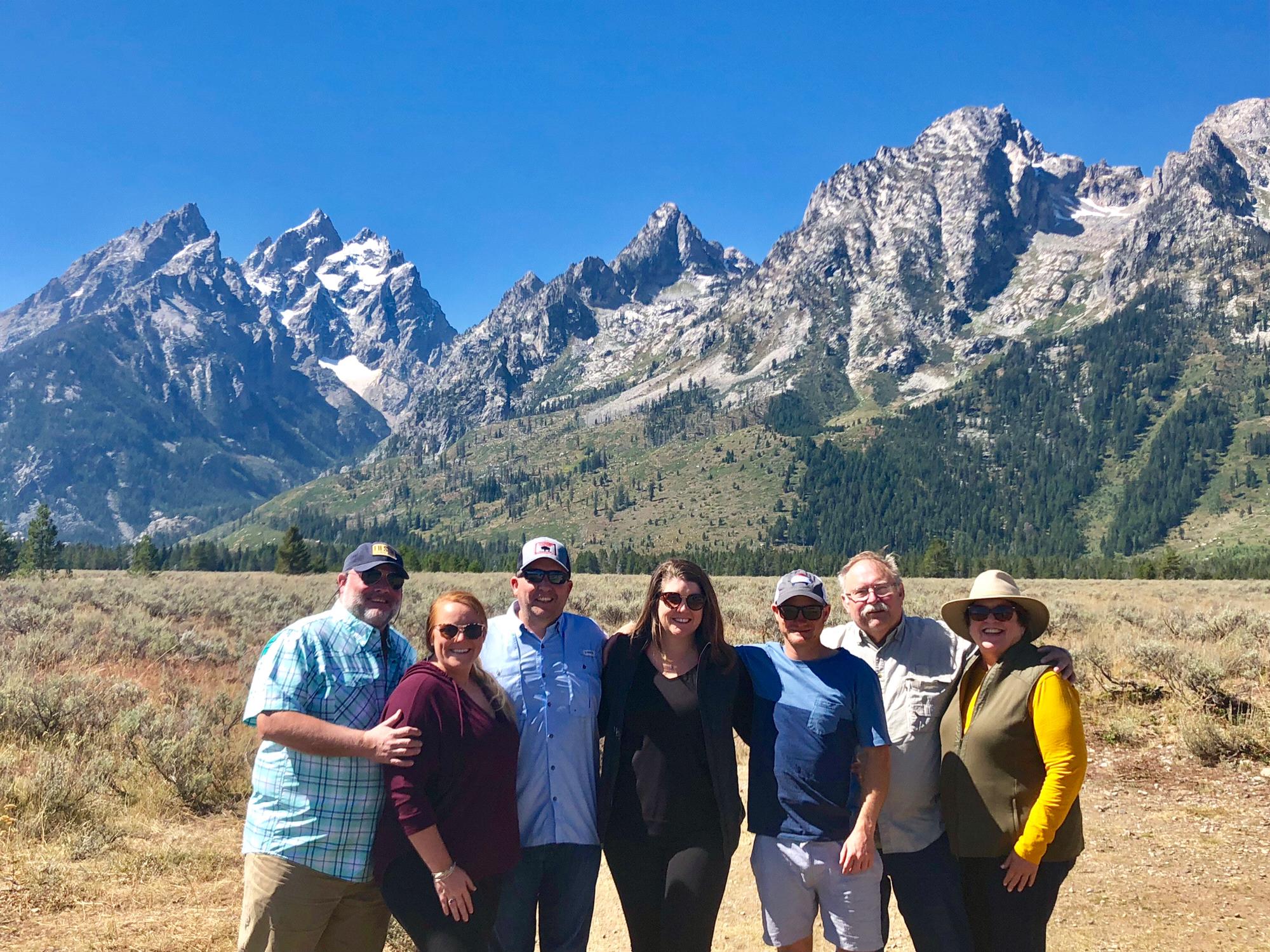 Vacationing in the Grand Teton National Park in the summer of 2018.