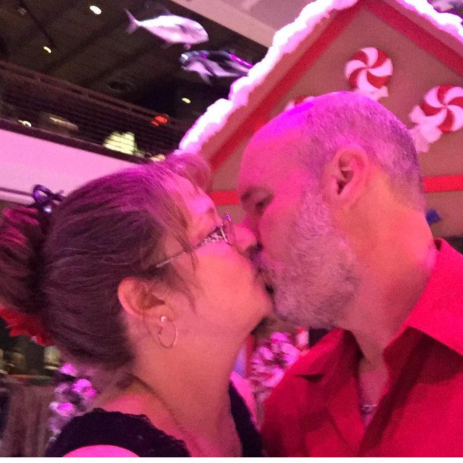 Smooches at the Christmas Party. 2018
