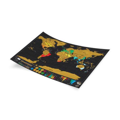 Small Scratch World Map