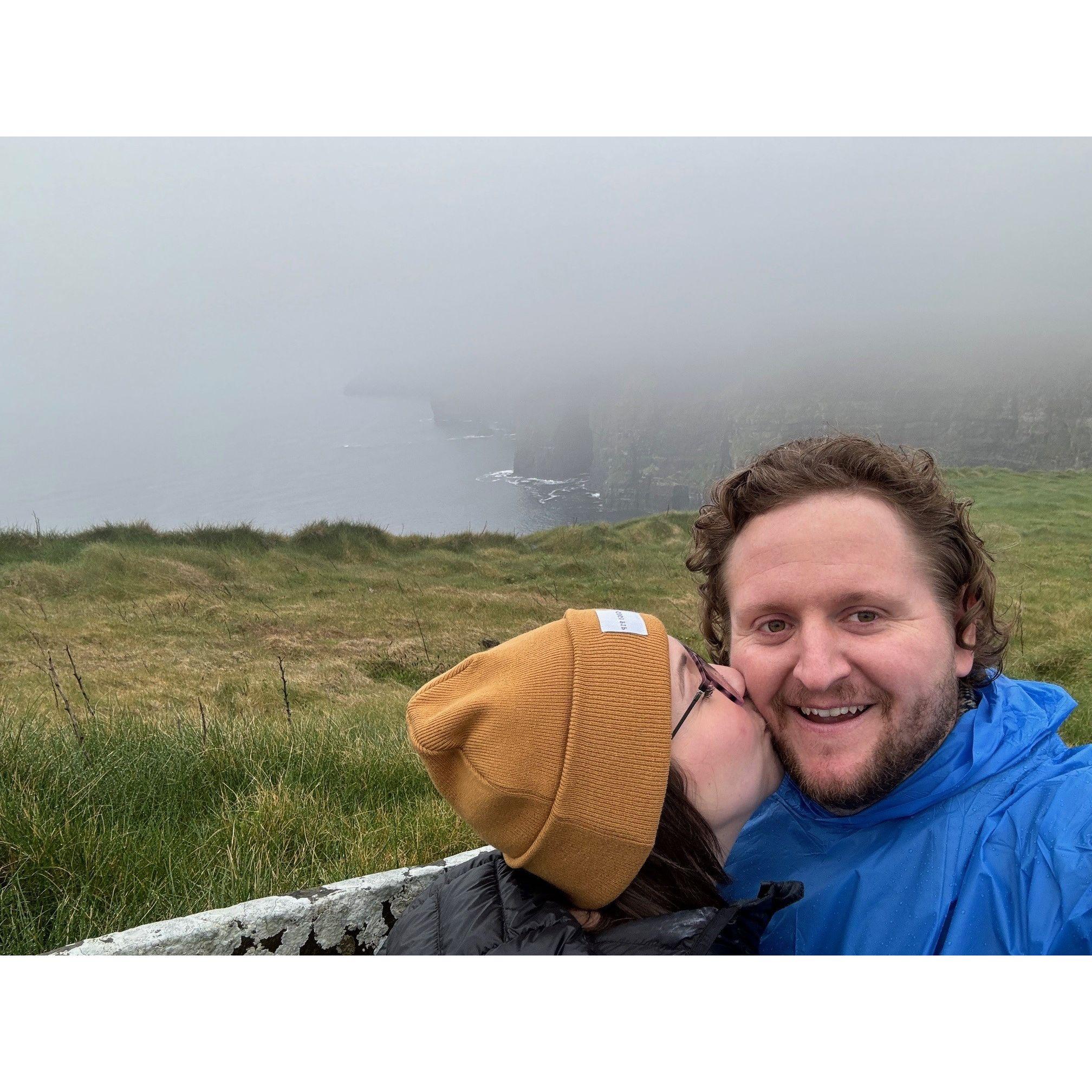 A foggy Ireland day, but the love was still bright