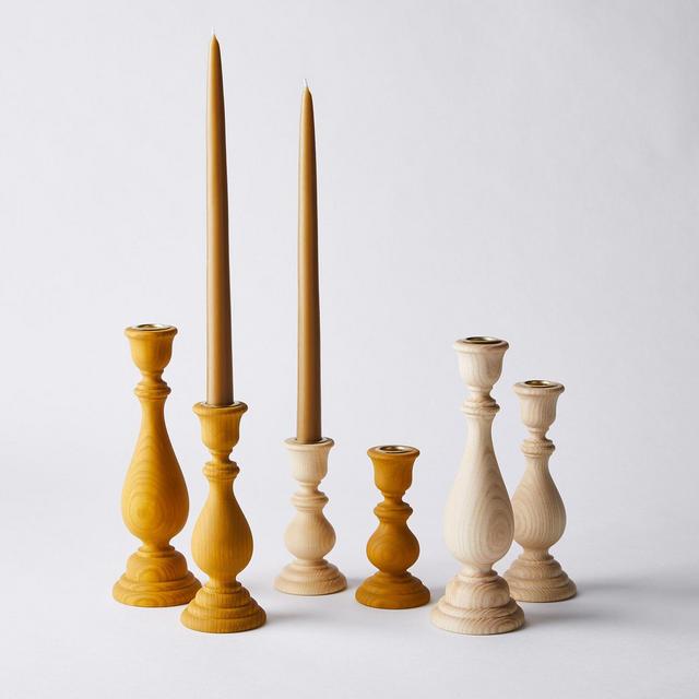 Essex Traditional Wooden Candlesticks