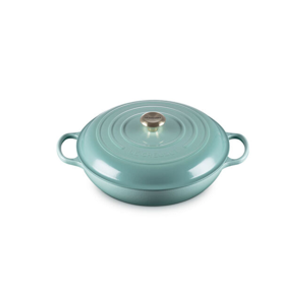 Le Creuset Signature Braiser 5qt Sage
