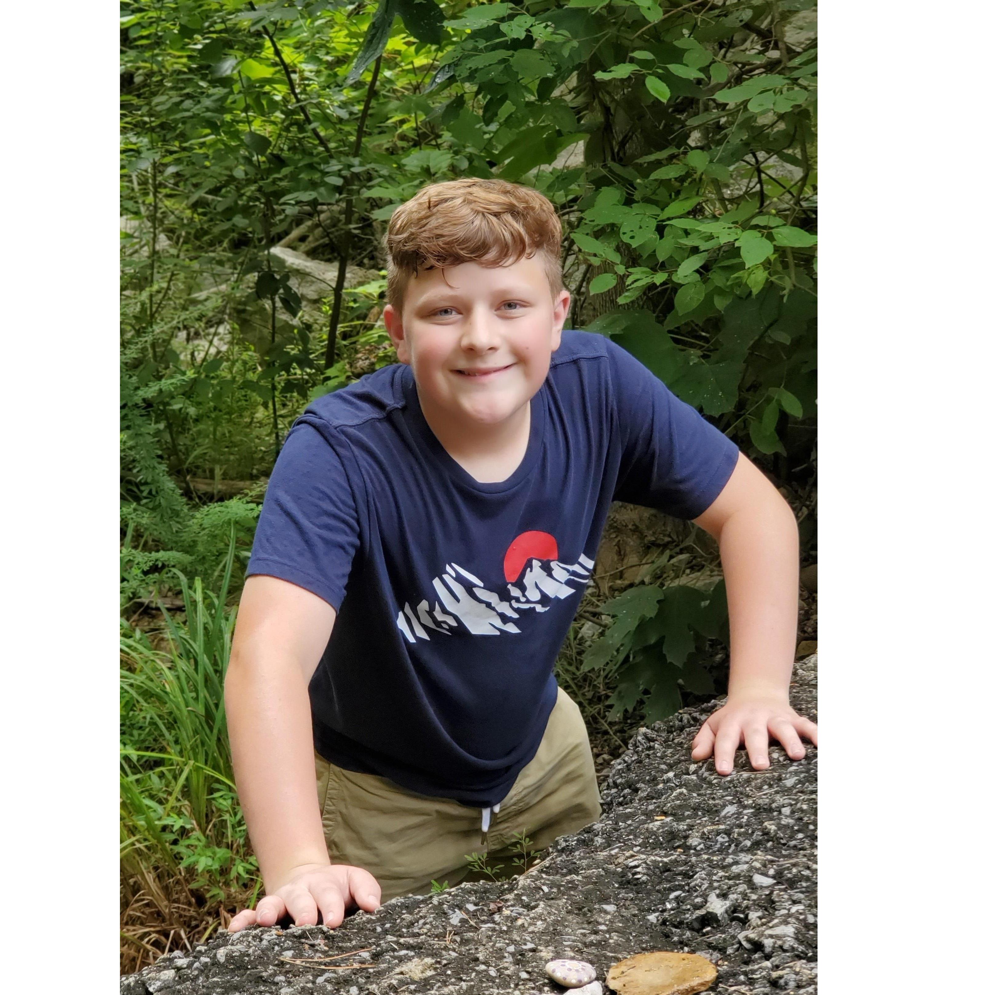 Camping trip with Corbin!