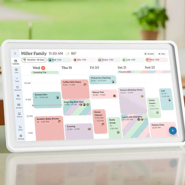 The Skylight Calendar 2 (Classic/White) with Plus Plan | Skylight