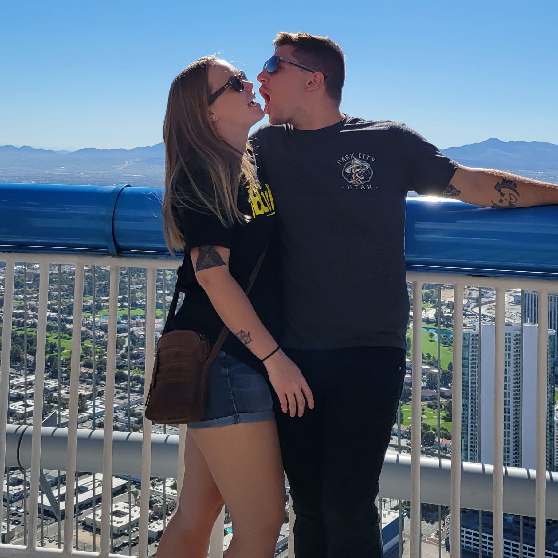 Atop the space needle (Vegas)