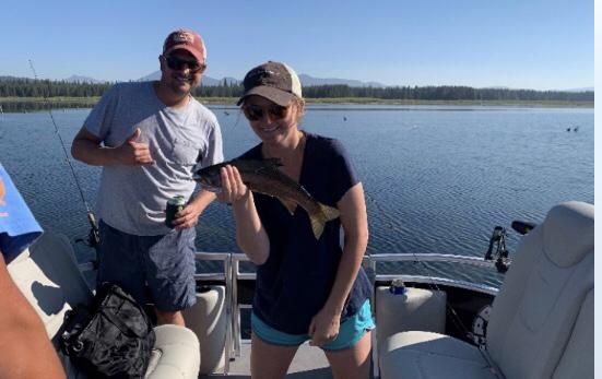 Hats, water, mountains + fish!