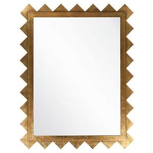 Edged 45"x58" Deco Oversize Mirror, Gold