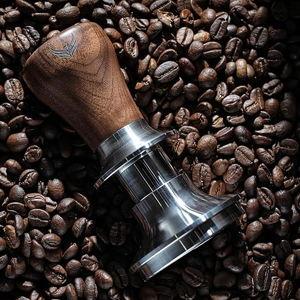 51mm Calibrated Espresso Tamper - Walnut