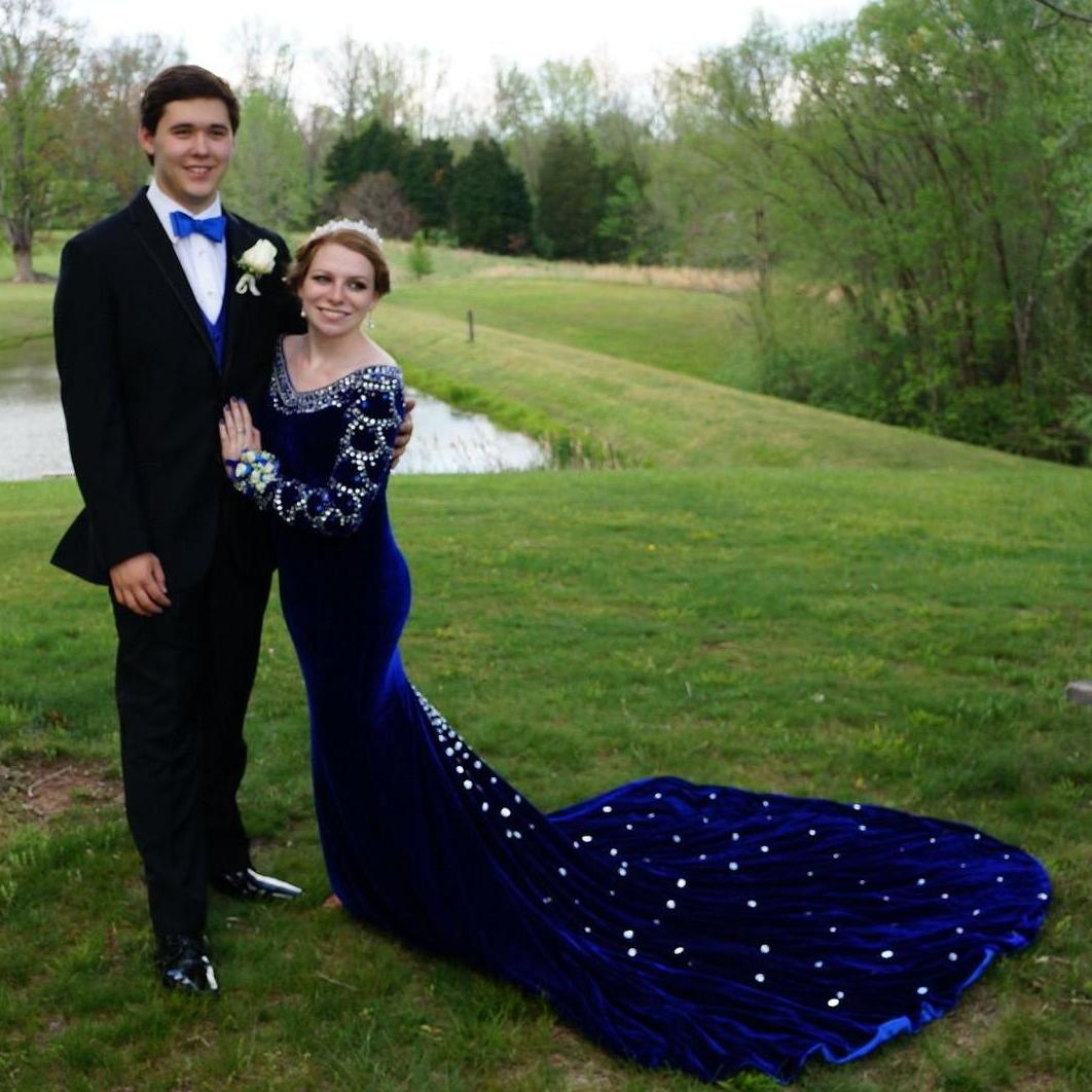 Posing for our senior prom. (April 23, 2016)
