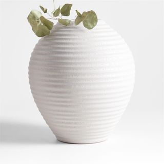 Otsu Round Ceramic Textured Vase