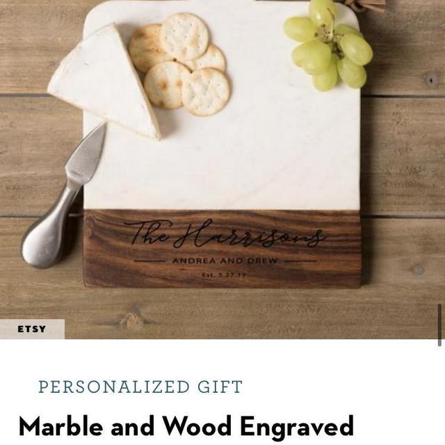 Personalized cheese board