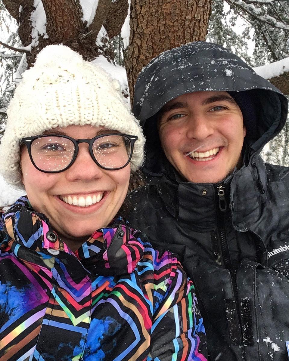 A snowy winter morning!