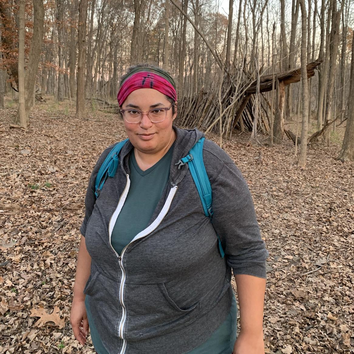 Hiking High Rocks in PA, 2020.