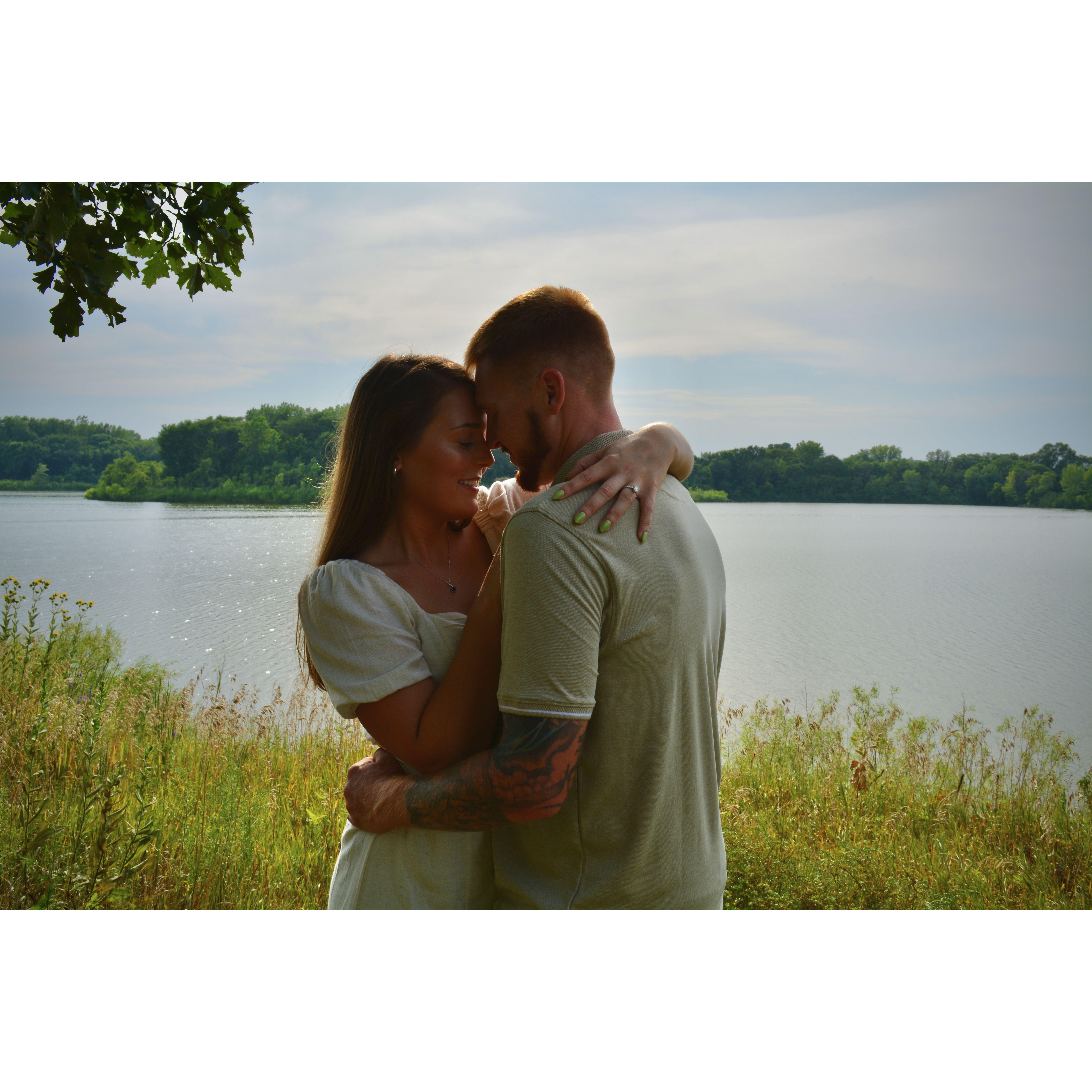 Engagement photos, summer session (Aug. 2022)