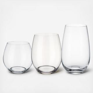 Entree 12-Piece Stemless Wine Glass Set