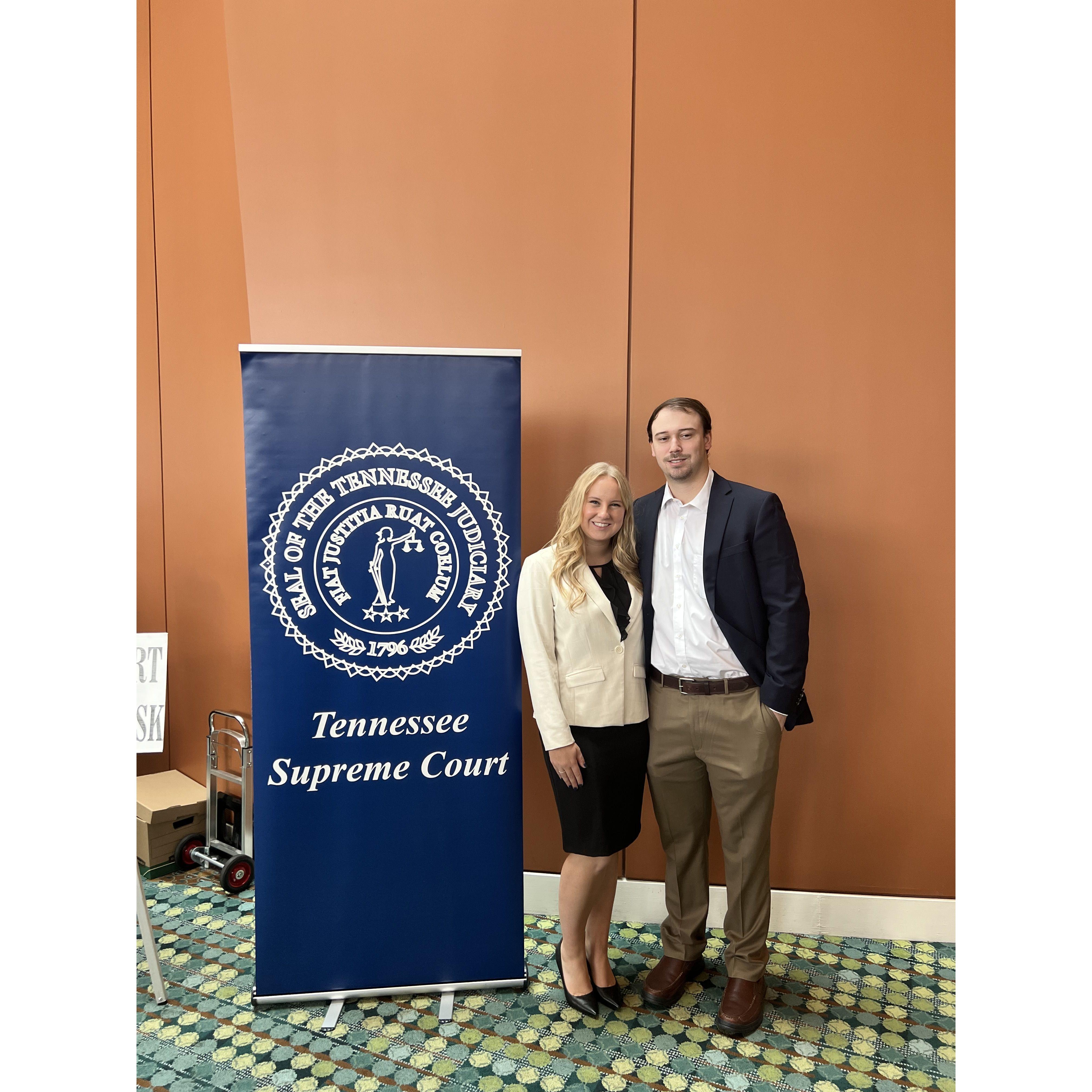 Celebrating Lauren getting sworn in to the TN Bar!