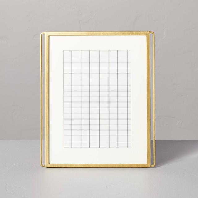 5"x7" Brass Wire Edge Picture Frame Antique Finish - Hearth & Hand™ with Magnolia