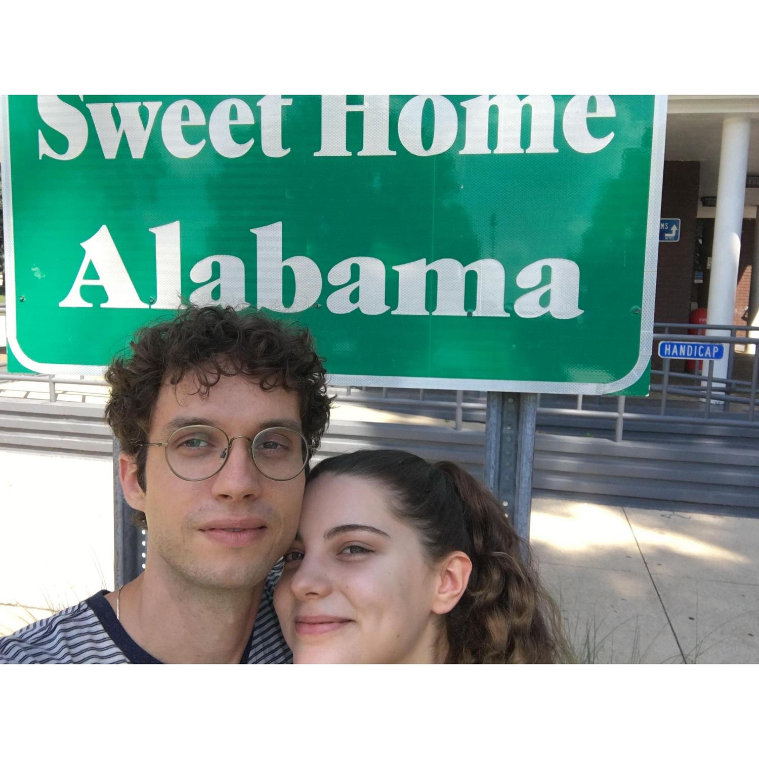 Our first time visiting Jake's family in Alabama